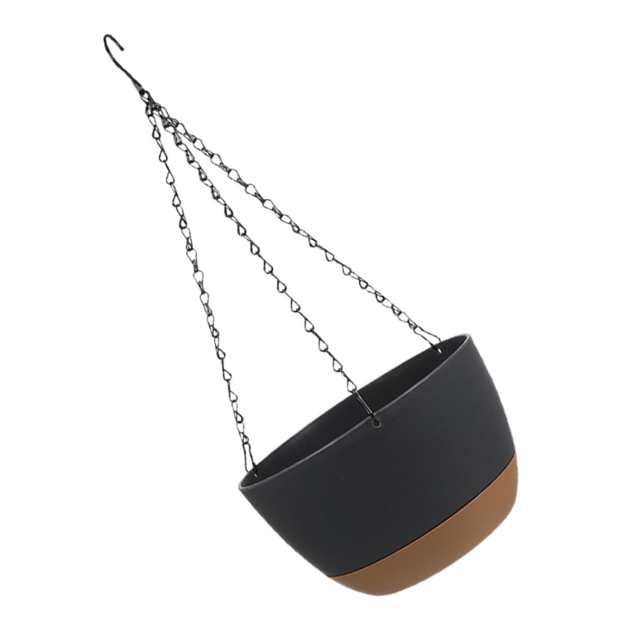 Pot de fleur suspendu Toyvian en plastique PP robuste pour balcon et intérieur
