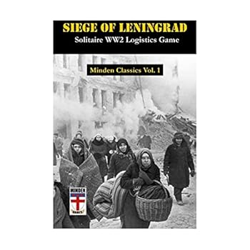 Paperback Siege of Leningrad: Solitaire WW2 Logistics Game (Minden Classics) Book