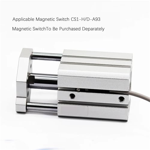 Cylindre pneumatique CQMB20 double effet avec guide intégré - 5