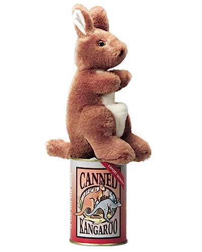 Canned Furry Kangaroo Stuffed Animal by Aussie Cans