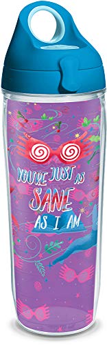 Tervis Harry Potter-Luna Quote Insulated Tumbler with Wrap and Lid, 1 Count (Pack of 1), Clear