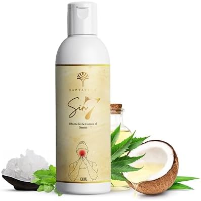 Buy Saptaveda SIN7 | Easy to Use Oil for Sinusitis Relief | Ideal for ...