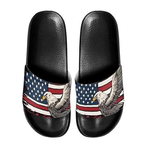 Slide Slippers for Men Quick-dry Shower Slides Non Slip Bathroom Slipper Lightweight Summer Sandals US Size 5-142