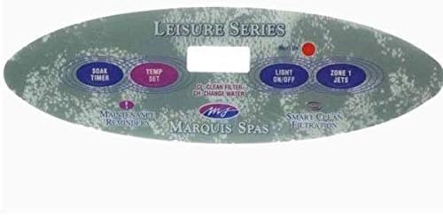 Hot Tub Compatible with Marquis Spas Sticker Leisure 4 Button 2000 to 2002 MRQ650-0490