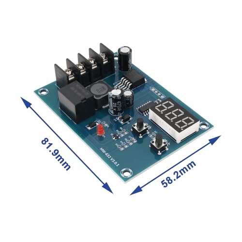 YINETTECH 2X Battery Charging Control Module XH-M603 Power Converters 12-24V Charge Control Module Battery Protection Board with LED Display 20A