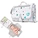 Portable Diaper Changing Pad with Pockets | Baby Changing Mat Station for Girls and Boys | On The Go Waterproof Changing Kit with Padded Head Cushion | Multi-use Cotton Wipe Included by Ludivy