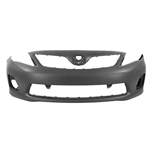 Crash Parts Plus Primed Front Bumper Cover Replacement for 2011-2013 Toyota Corolla