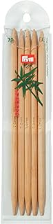 Prym 221218 Strumpfstricknadeln, 20 cm, 7,00 mm Strumpfstricknadel, Bambus, Natur, 7 mm (5 stück)