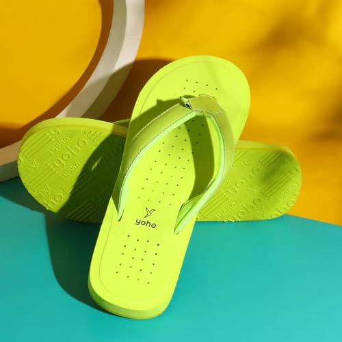 Image of YOHO ArchFlex orthopedic slippers for women | Arch support for pain relief | Soft, Anti-Skid, lightweight | comfortable padded straps flip flops for Everyday