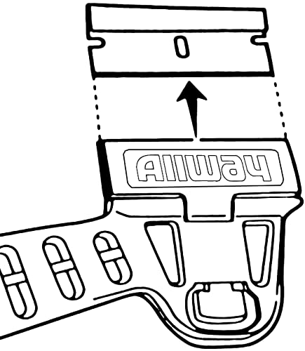Image of ALLWAY RKW2 Razor Wallpaper Knife | Easy Blade Changes, Ergonomic Handle