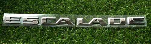 Image of 1Pc Escalade Rear Liftgate Emblem 3D Badge Letter Nameplate Replacement for 2021-2025 Escalade 84787581 86543262 (Chrome)
