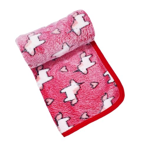 Manta Coberta Pet Gato e Cachorro Soft Confortável Macia Cor Vermelha