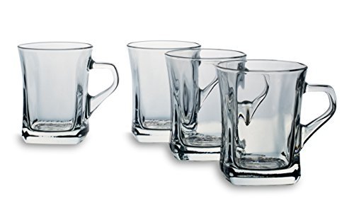 Bohemia Cristal 093 006 141 Glühweinbecher ca. 240 ml aus Kalk-Natron-Glas 4er Set "Wintertime"