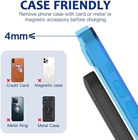 MOPURS Wireless Charger, 4 in 1 Charging Dock Station for iPhone 14/13/12/11/Pro Max/Xr/Xs Max/8 Plus/8/Samsung/Apple Watch 7/6/5/4/3/2/SE/AirPods Pro/3/2/iPencil, Fast Charging Stand with Adapter