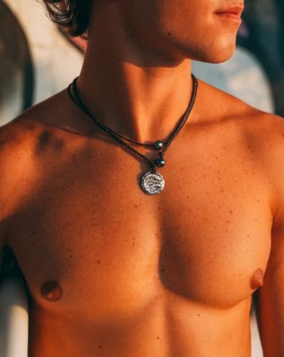 925 Sterling Silver Necklace Pendant Authentic Leather Cord, Premium Pearl, Adjustable Materials, Handmade Silver Jewelry, Designed Necklace for Men & Women Necklace, Jewelry Gifts - Image 6