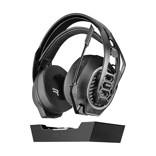 RIG 800 PRO HX Wireless Gaming Headset & Multi-Function Base Station Officially Licensed for Xbox Series X|S, Xbox One, Windows 10/11 PCs - Dolby Atmos 3D Audio - Up to 60 Hour Battery