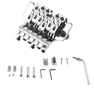 Item Type: Tremolo Bridge System Material: Metal Double vibrato system usually has two parts: neck lock and bridge vibrato system In addition to pressing down the handle, the double shake can also lift the handle up to make the string sound increase ...