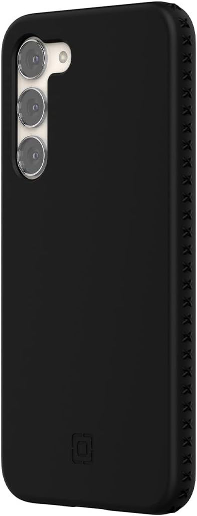 Incipio Grip Series Case for Samsung Galaxy S23+, Multi-Directional Grip, 14 ft (4.3m) Drop Protection - Black (SA-2048-BLK)