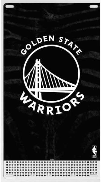 Skinit Decal Gaming Skin Compatible with Xbox Series S Console - Officially Licensed NBA Golden State Warriors Black Animal Print Design