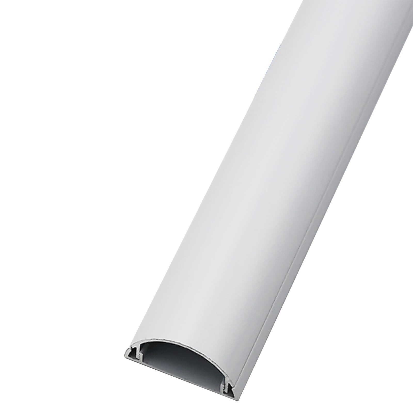 Rampa de Protección de Cable de Aleación de Aluminio para Paredes, Canaleta Pasacables de Suelo para Suelos de Hoteles, Dormitorios y Oficinas(White,Large)