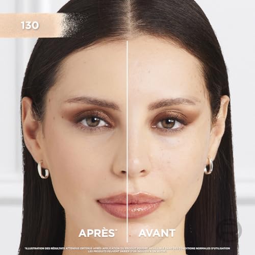 L'Oréal Paris - Fond de Teint Poudre Longue Tenue - Waterproof - Infaillible 24H Fresh Wear - Teinte : Beige Peau (130) - 9 g