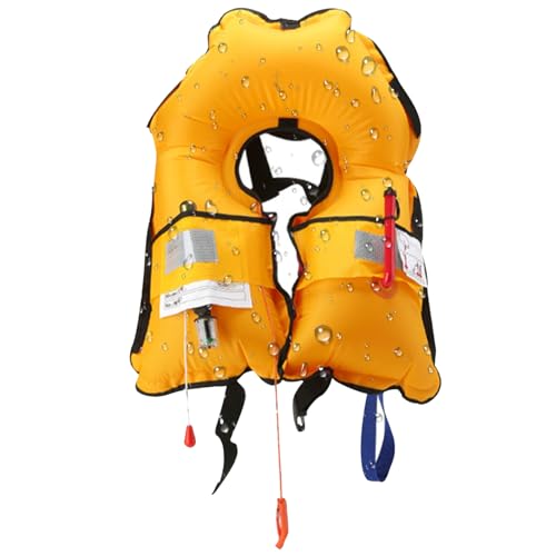 Chalecos Salvavidas inflables para Adultos Chaleco de Snorkel Ajustable con Silbato de Seguridad Chaleco Salvavidas Inflable Manual con Reflector Chaqueta de Kayak portátil Chalecos para Nadar Surf