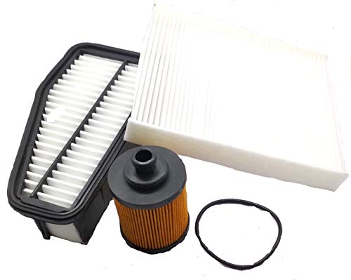 GOPINATH AUTOLINK CAR ENGINE AIR FILTER +OIL FILTER+AC FILTER SET OF 3PCS FOR NEW BALENO DIESEL - 2015 ONWARD MODEL