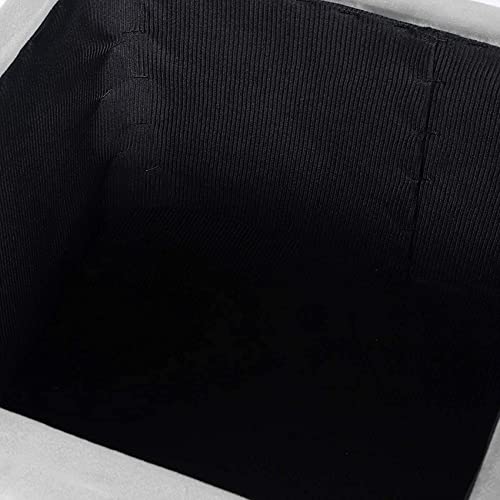 Tabouret en flanelle haut de gamme et structure métal doré - 8