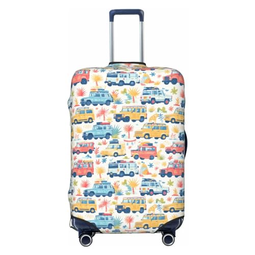 VOSERY Luggage Cover Protector Suitcase Cover - cartoon travel RV SUV High Elasticity Suitcase Covers Protector for Luggage (No Luggage)