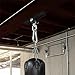 Toyosport 360° Swivel Heavy Bag Mount, Steel Punching Bag Hanger, Boxing Bag Ceiling Mount, Heavy Bag Hanger with Carabiner, 5 x 1.26 in / 12.7 x 3.2 cm Plate for MMA, Muay Thai, Boxing