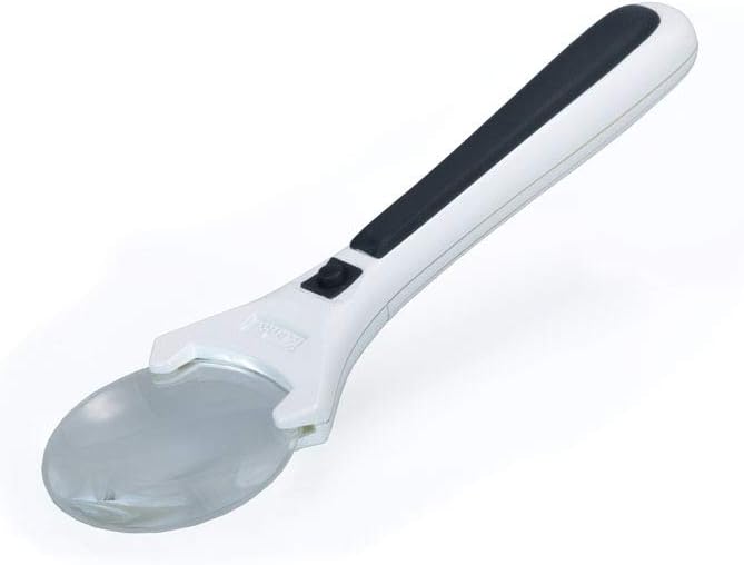 Kenko loupe Twin Focus Magnifying Glass LED Light with 50mm Diameter PKC-011