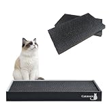 とぎカス少なめ 猫 爪とぎ 段ボール 高耐久 両面使える Catmore チャコール 黒 2個入