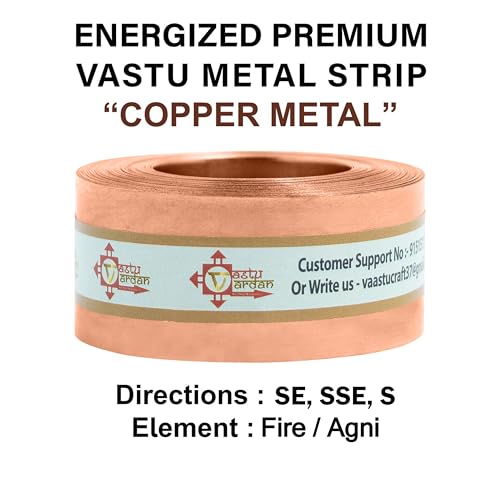 Image of Copper Strip | 1 INCH | Pack of 1 | Remedy for Vastu Strip | Width-25mm, Thickness-0.2mm, Length-100 Feet Approx.