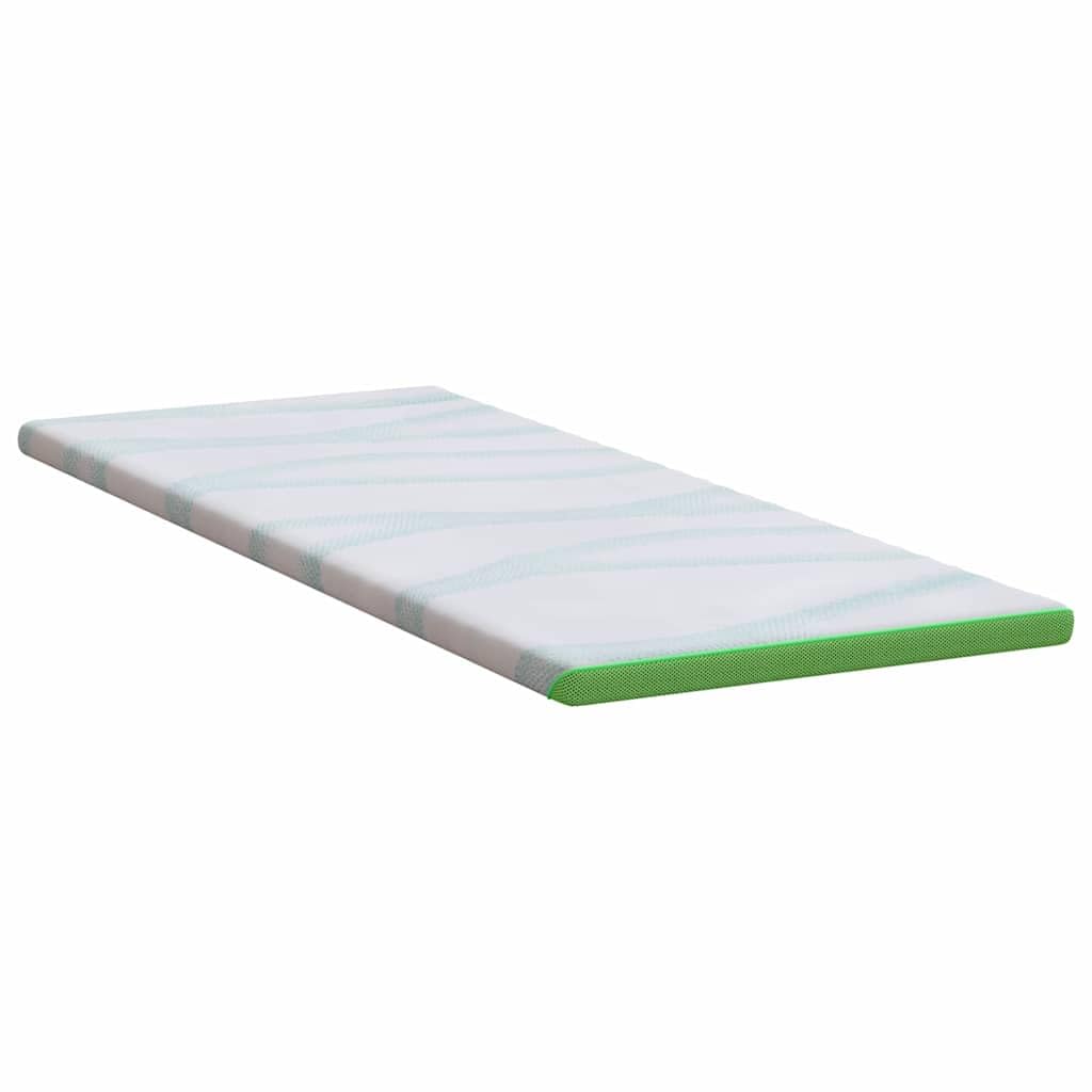 Matratzenauflage 80x200 cm Polyester Jacquard | Weich, Atmungsaktiv, Modernes Design, Pflegeleicht mit Feuchtem Tuch