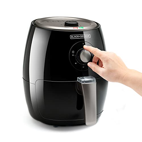 SVART + DECKER BXAF2500E – Oljefri manuell varmluftsfritös 2,5 l