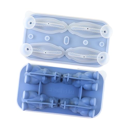 Molde de silicona para cubos de hielo dinosaurios miniatura 1