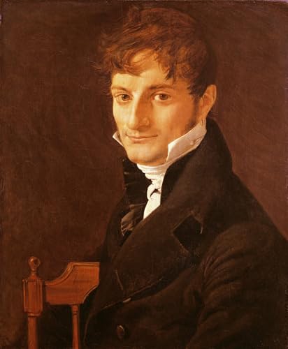 Portrait de Belvèze Foulon par Ingres affiche toile pour grand mur