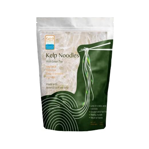 Sea Tangle Green Tea Kelp Noodles, 340 Grams