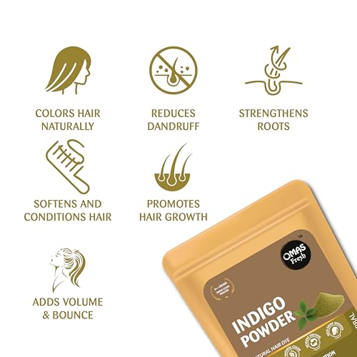 Natural Hair Color Combo Pure Henna & Indigo Powder 200g miniatura 4