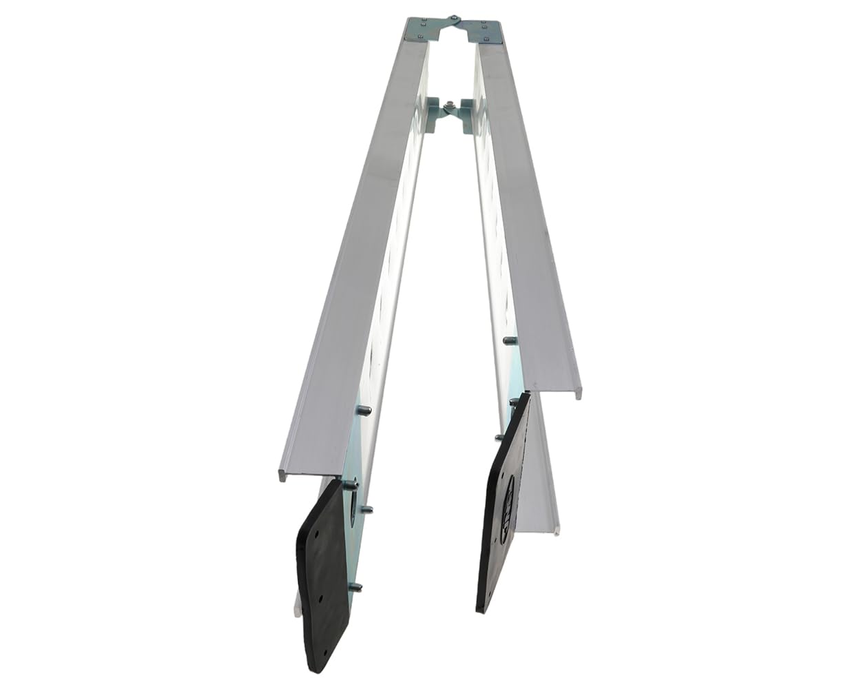 Auffahrrampe klappbar Alu 222cm bis 180kg, kompatibel mit Motorrad, Roller | Rutschfeste Laderampe mit Grip; Breite 16,5cm, gefaltet 117x16,5x10cm; kompatibel mit Moped, Mokick, ATV/Quad; Gewicht 7kg