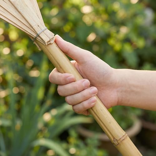 Rastrillo de mano de bambú Toddmomy 23" ligero miniatura 7