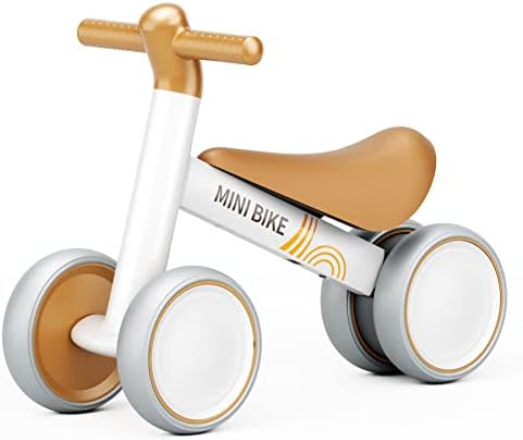 67i Baby Balance Bike for 1 Year Old Girls Gifts Toddler Bike Ride On Toys for 1 2 Year Old Boy Toddler Balance Bike for 12-24 Month 4 Wheels First Birthday Gifts
