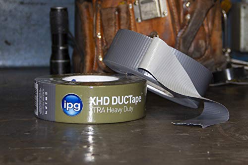 Image of IPG XHD DUCTape, Extra Heavy Duty Duct Tape, 1.88 inch x 30 yd, Silver (Single Roll)