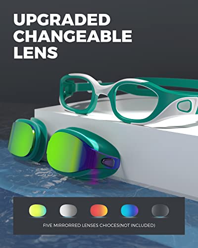 Omid Swim Goggles, P3 Anti-Fog Swimming Goggles For Adult Men Women Anti-Uv No Leaking Goggles For Swimming #TOP1