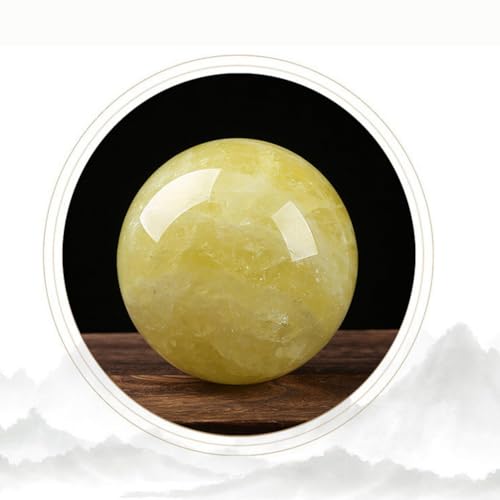 Esfera de citrina Feng Shui de 60mm que canaliza abundancia y claridad en la adivinación 4