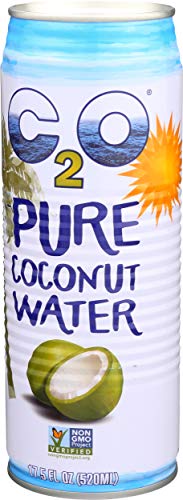 C2O Pure Coconut Water, Unsweetened, 17.5 Oz #TOP3