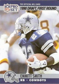 Emmitt Smith 1990 Pro-Set Rookie Football Card #685