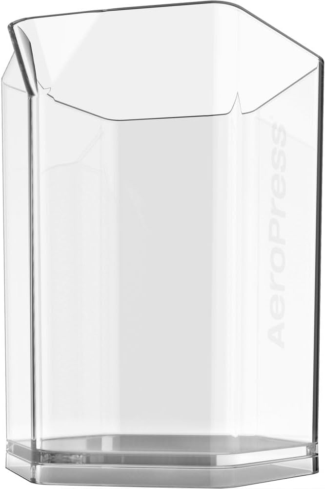 AeroPress 89209132 Carafe, 20.3 fl oz (600 ml), Clear, Unbreakable, Logo Included, Fits All Types