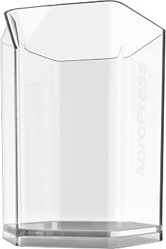 AeroPress 89209132 Carafe, 20.3 fl oz 600 ml, Clear, Unbreakable, Logo Included, Fits All Types