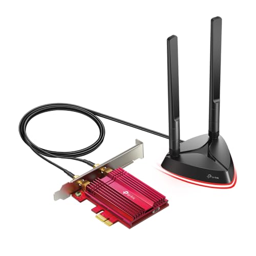 TP-Link WiFi 6 AX3000 PCIe WiFi Card (Archer TX3000E) - Up to 2400Mbps, Bluetooth 5.2, 802.11AX Dual Band Wireless Adapter with MU-MIMO,OFDMA,Ultra-Low Latency, Supports Windows 11, 10 (64bit) only by TP-Link - Used condition - CA$47.93